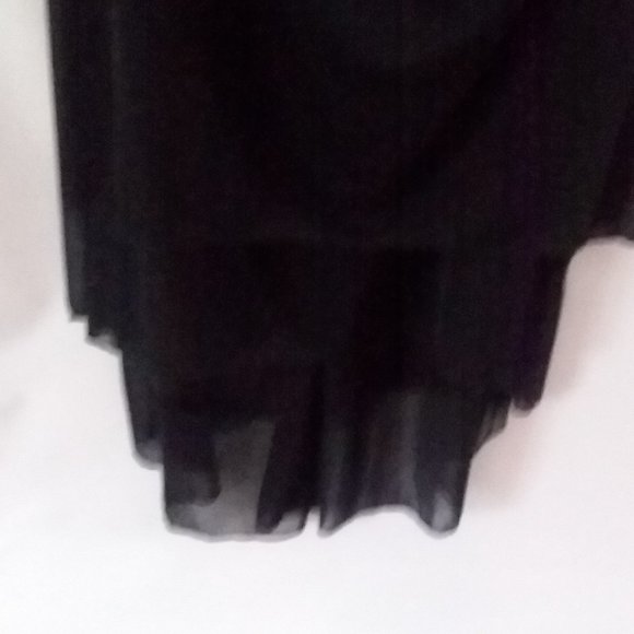 dots Black Vneck Dress NWT - Picture 3 of 8